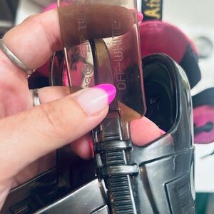 Off-White Black Logo Jelly Sandals Size 37 / US 7 Slingback Rubber Sandals